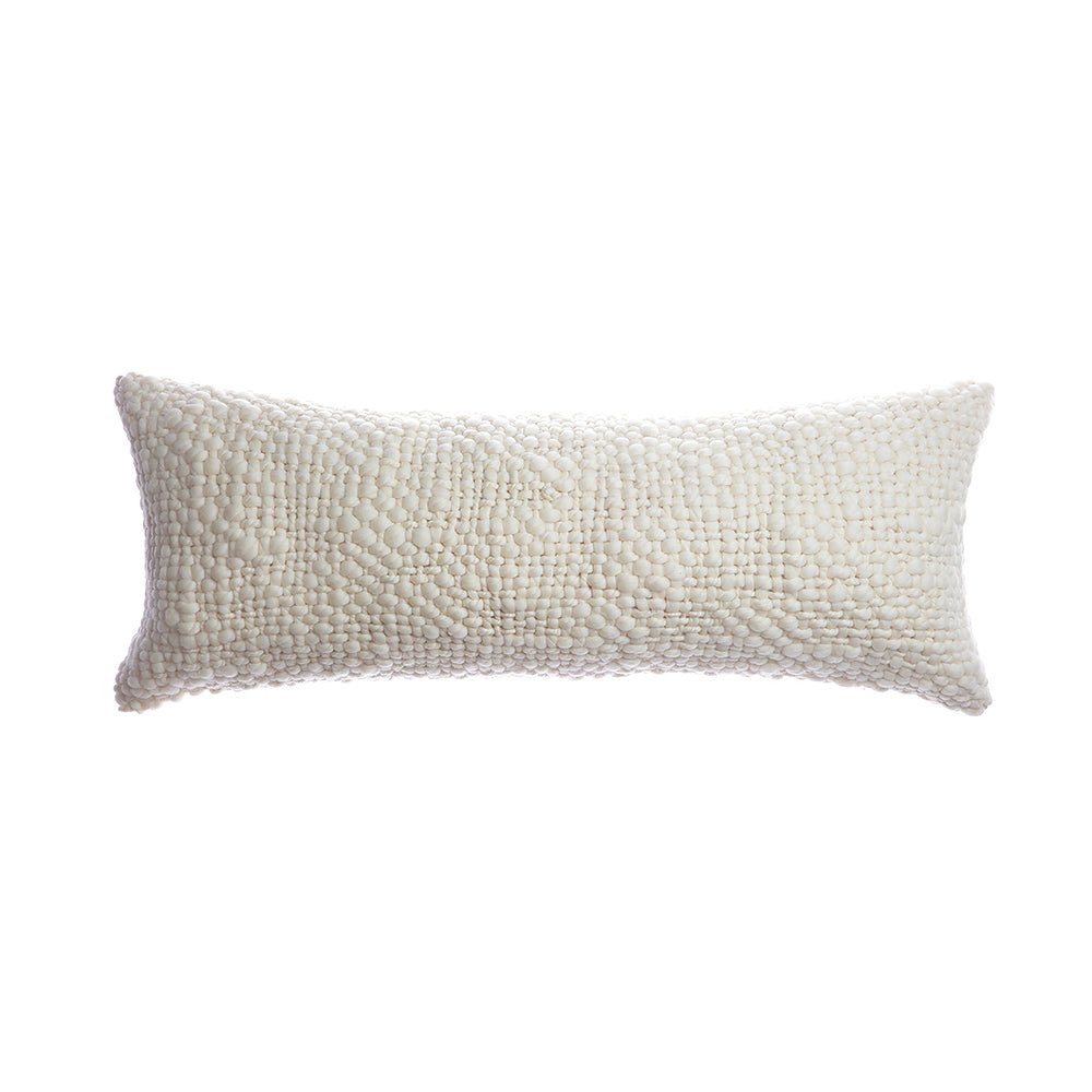 Chunky Cable Knit Merino Wool Throw Pillow - Image 6