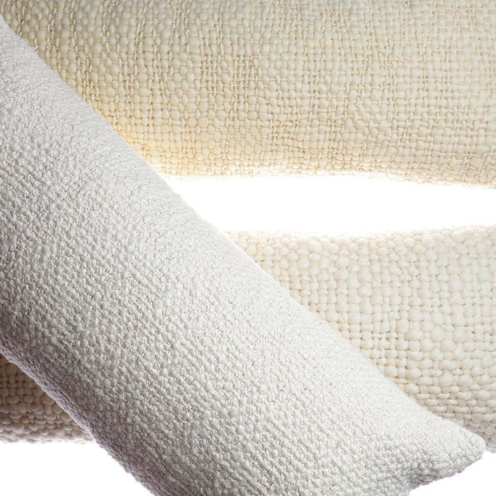 Rustic Organic Cotton Cable Knit Pillow - Image 2