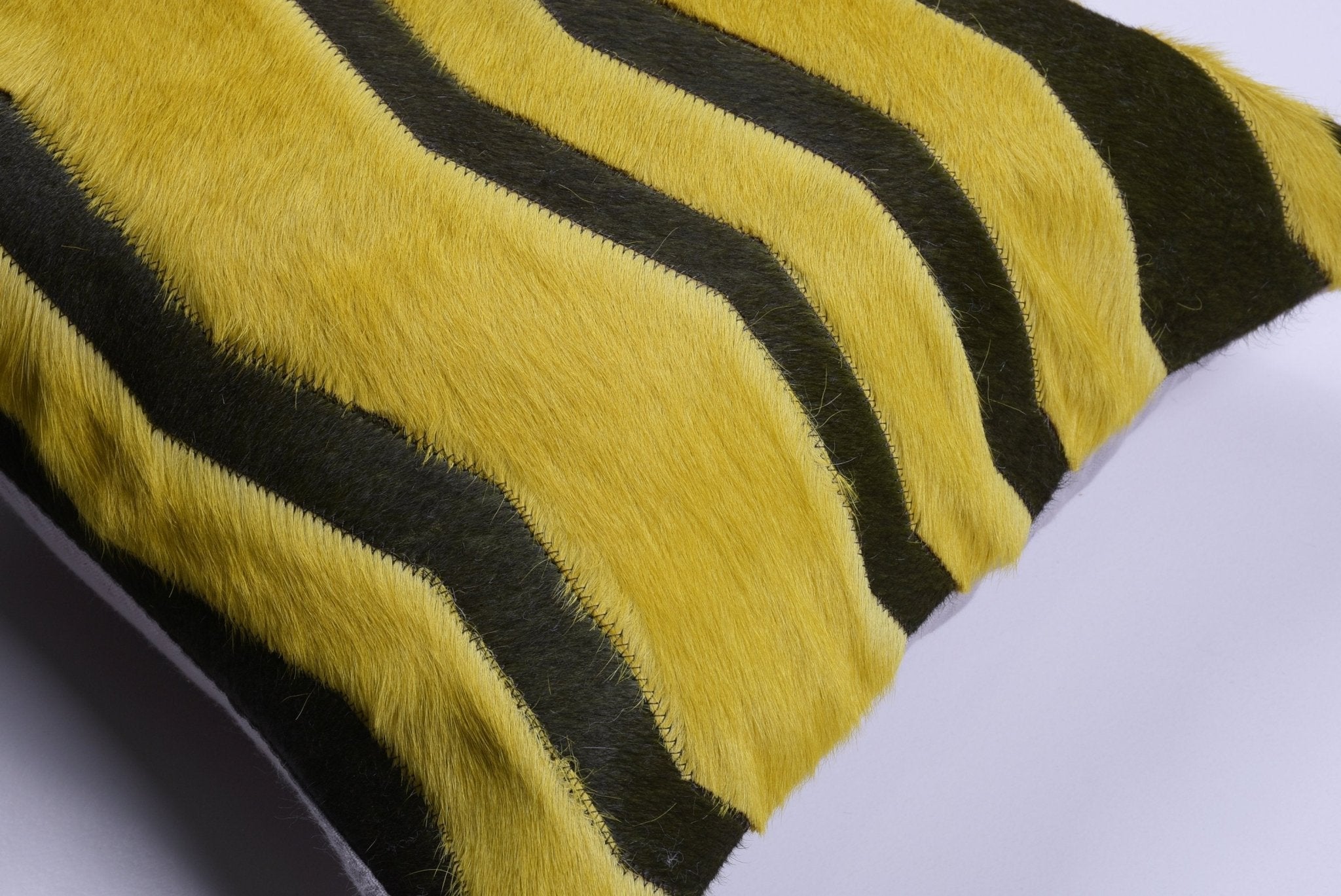 Hide Herringbone Accent Pillow - Image 3