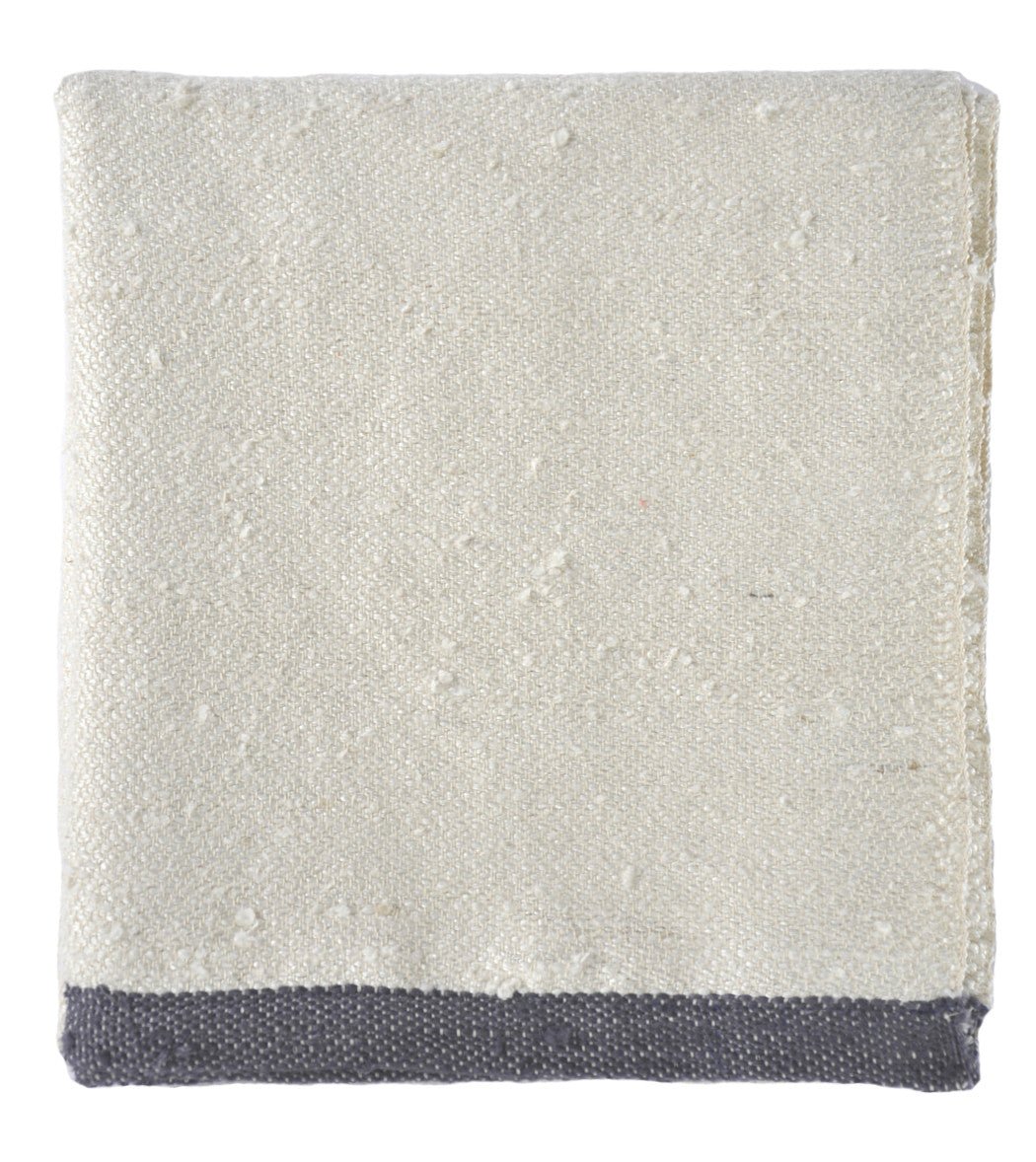Raw Silk Lightweight Throw Blanket