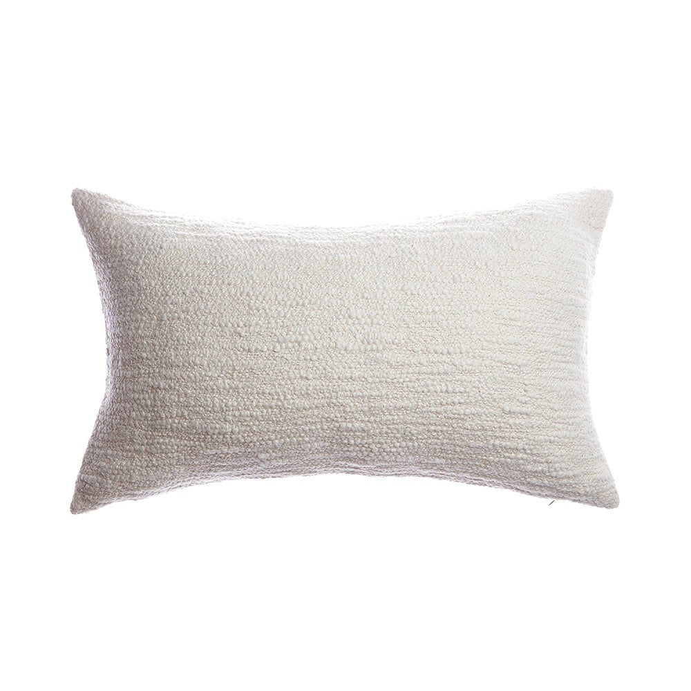 Rustic Organic Cotton Cable Knit Pillow - Image 3