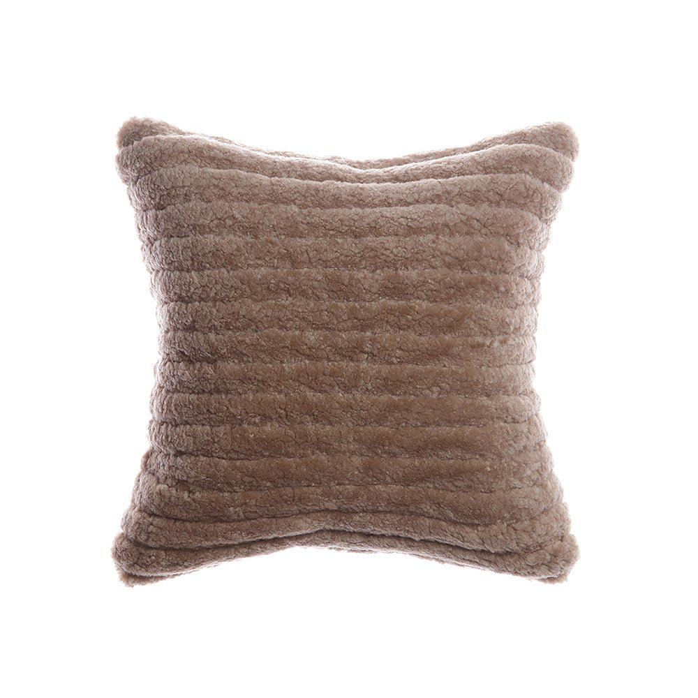 Striped Ultra Soft Shearling Pillow - Image 5