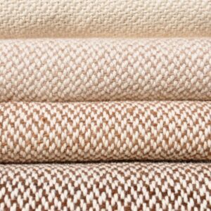 Camel Stripe Wool Blend Blanket