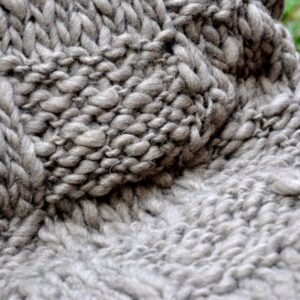Thick Cable Knit Throw Blanket