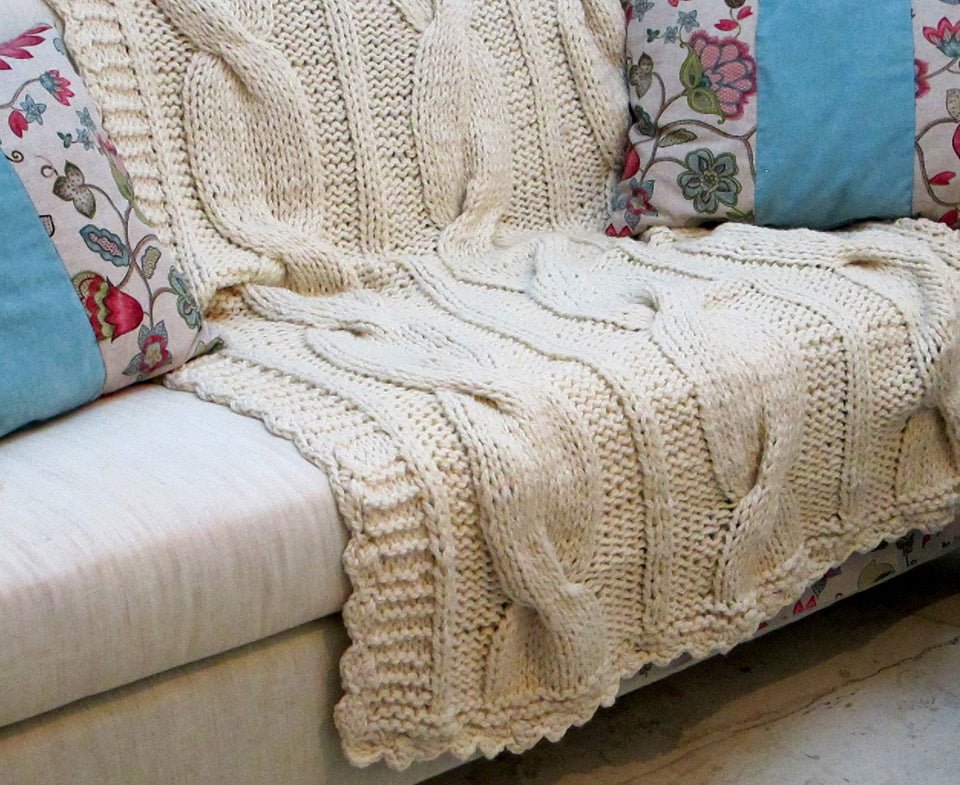 Sweater Pattern Textured Throw