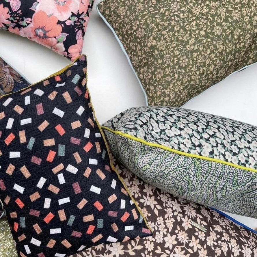 DORIS for HKliving - printed pillow green - Image 4