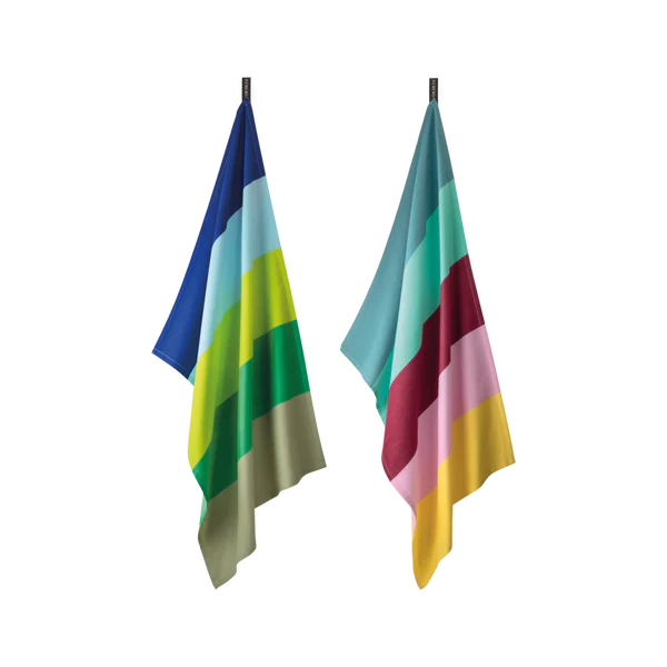 Striped kitchen towels (set of 2)