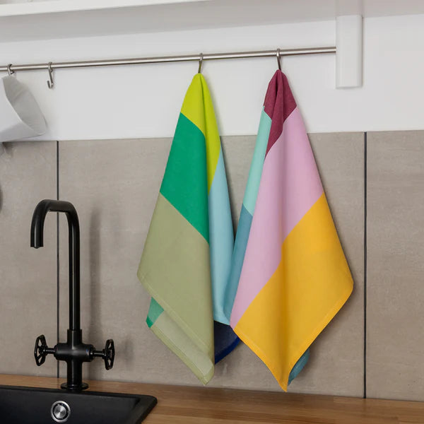 Striped kitchen towels (set of 2) - Image 2