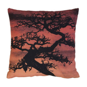 Throw pillow - Bonsai sunset
